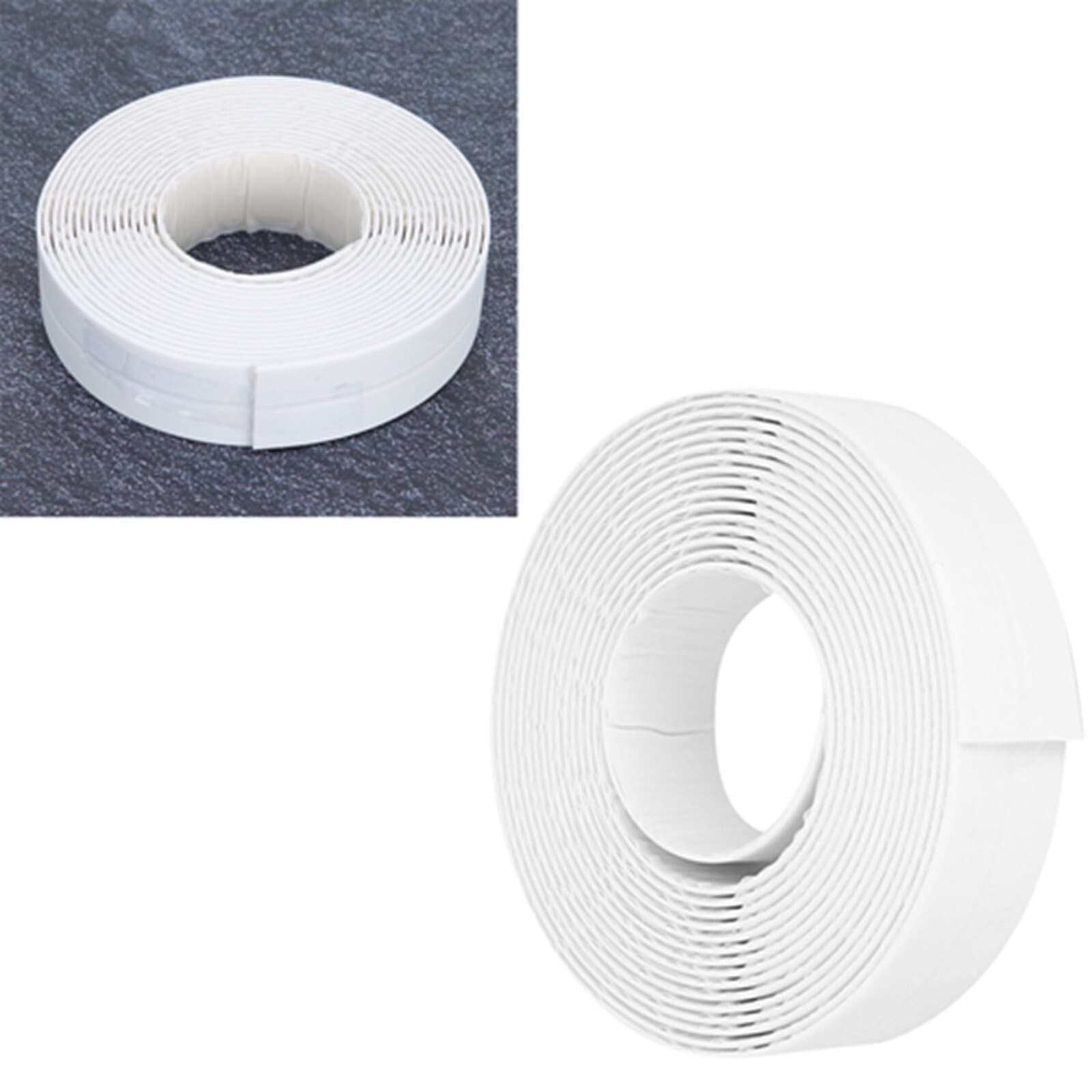 22 mm White PE Kitchen Bathroom Gaps Waterproof Sealing Strip Stovetop Toilet 6