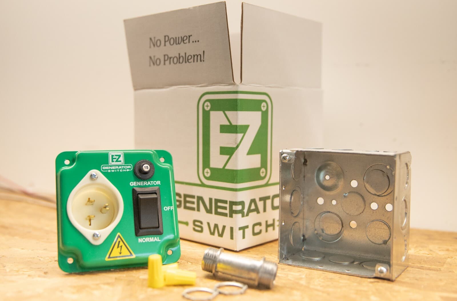 The Original EZ GENERATOR TRANSFER SWITCH - UL / CSA Approved - Made in US- 120V 3