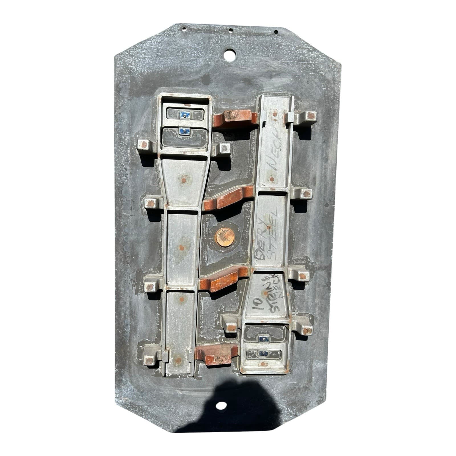 Vintage Charlie Stepp 10 String Derby Steel Lap Guitar Mold 2