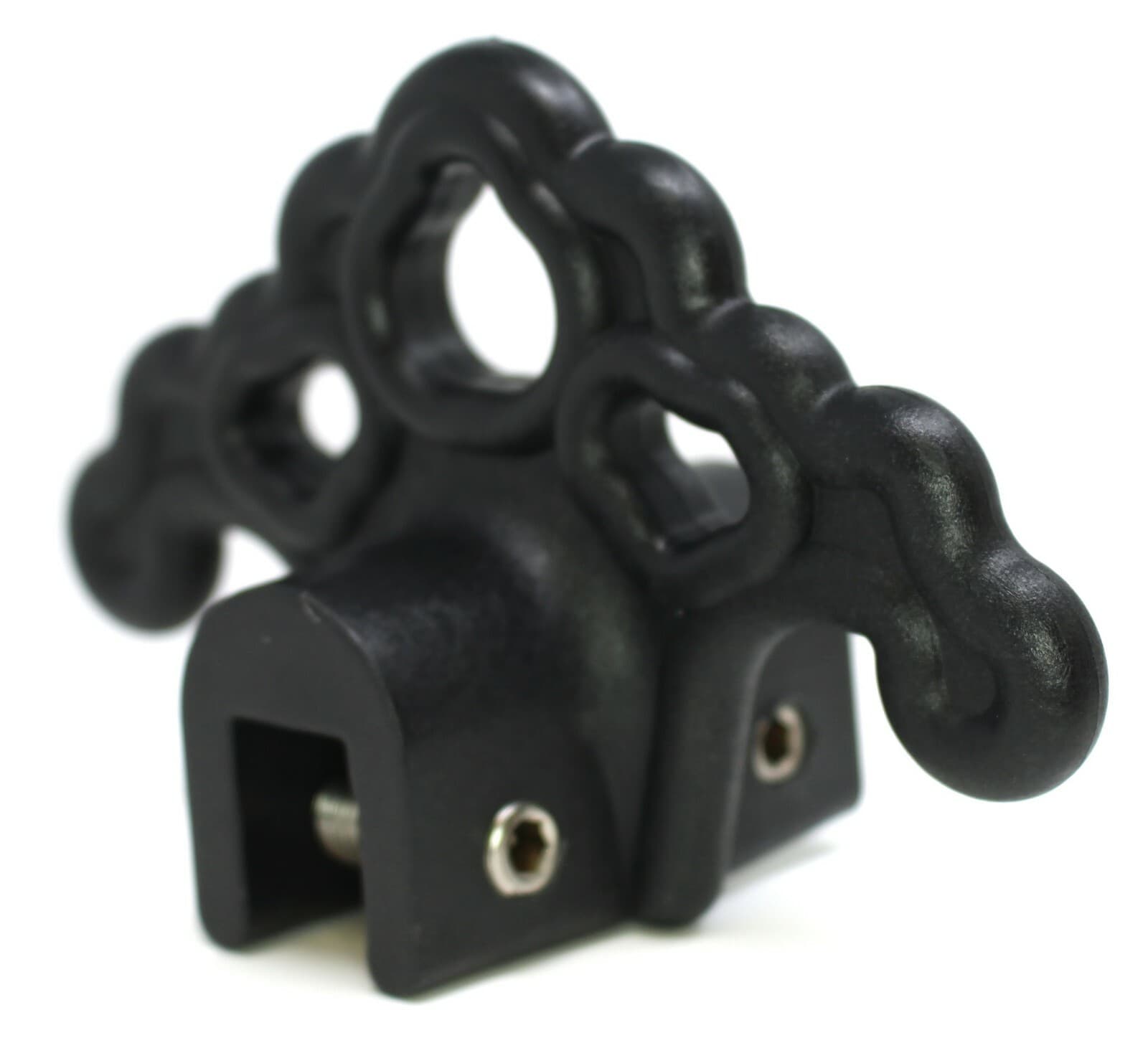 50 PLASTIC BLACK Roof Ice Guard Snow Guard Stops for Standing Seam Metal Roofing 6