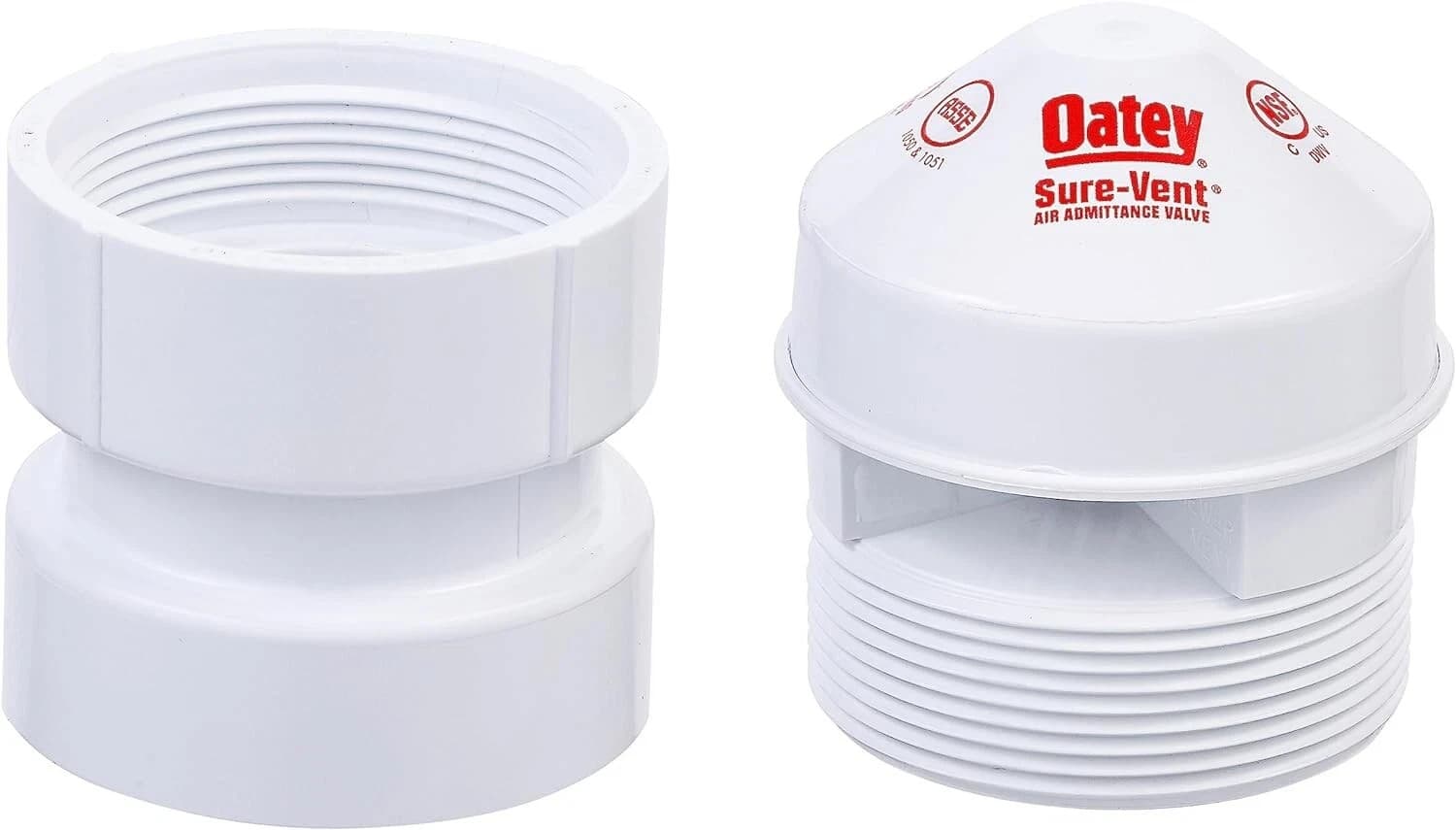 Lot of 2 Oatey Sure-Vent 1-1/2 in.–2 in  24 Stack DFU Air Admittance Valve 4