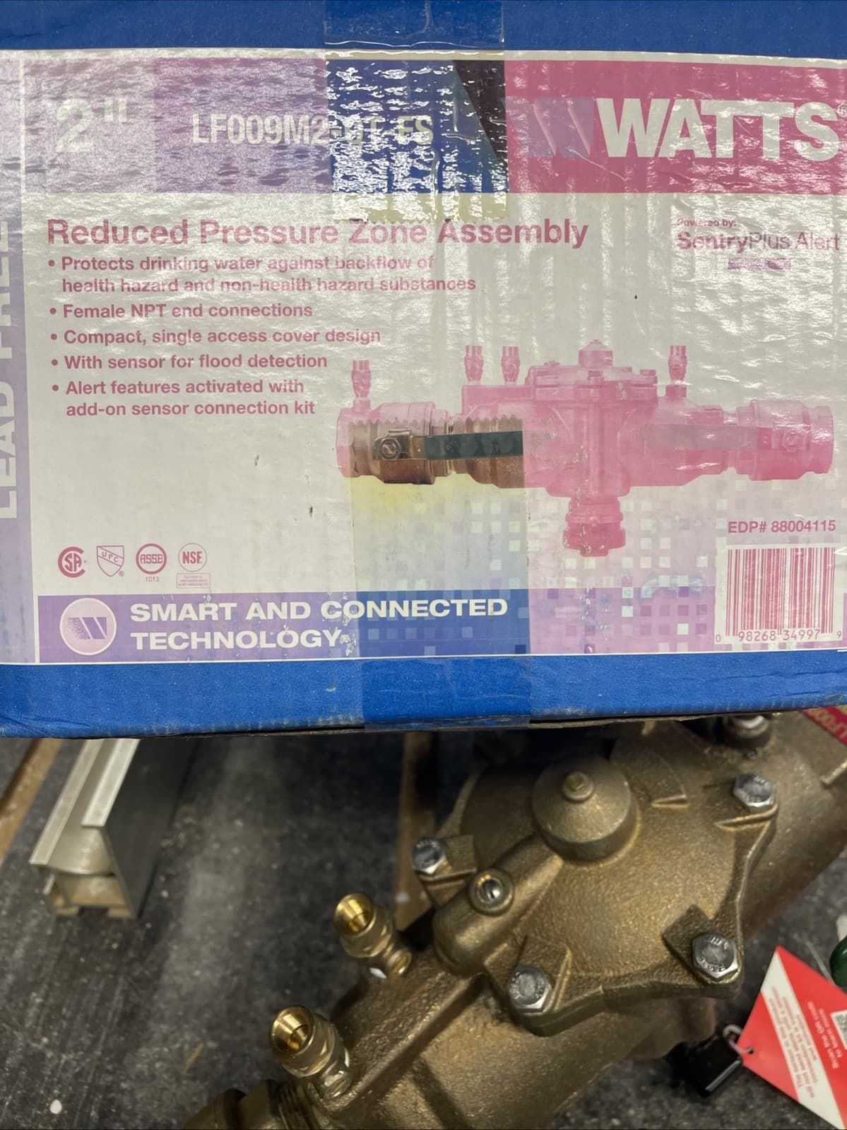 Watts 2” LF009M2-QT-FS Reduced Pressure Zone Assembly 2