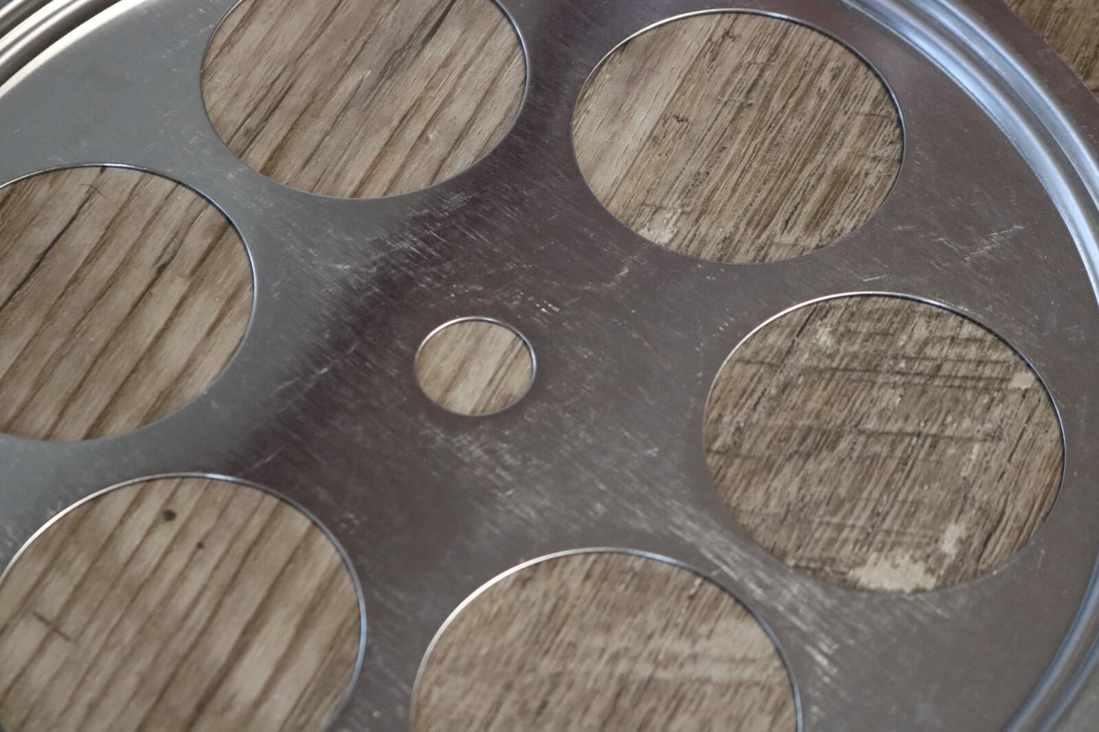 Stainless Steel 6 cup Egg Poacher Insert  Fits 10" Skillet 2