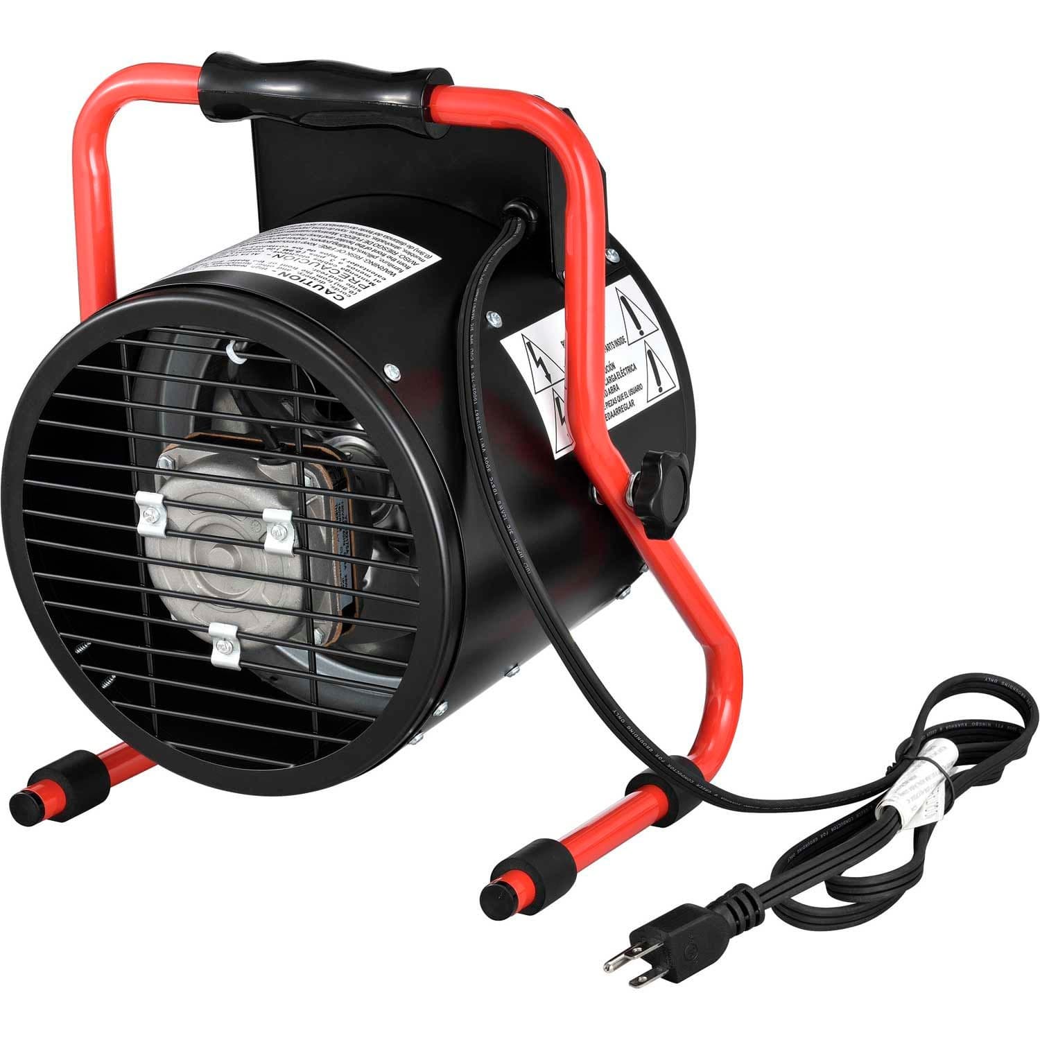 Portable Electric Space Heater With Thermostat 1500 watt 120v Red 3