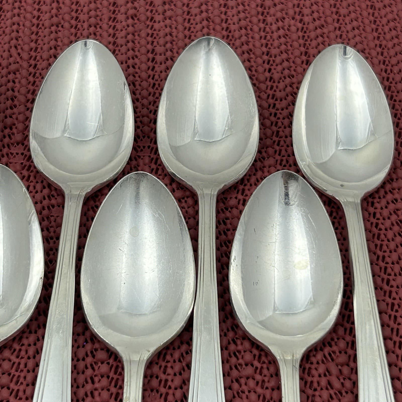 13 Teaspoons 1930 SKYLINE-SKYCREST Simeon & George Rogers Oneida Silverplate 2
