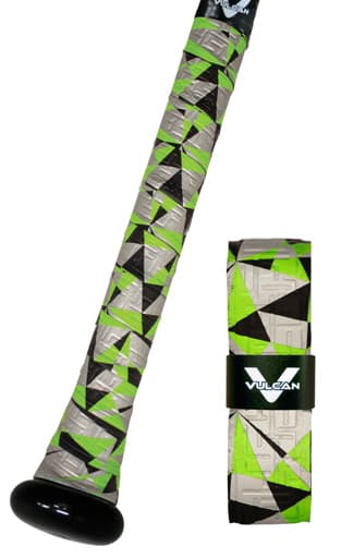 VULCAN ADVANCED POLYMER BAT GRIPS - STANDARD 1.75 MM - GREEN GLOW