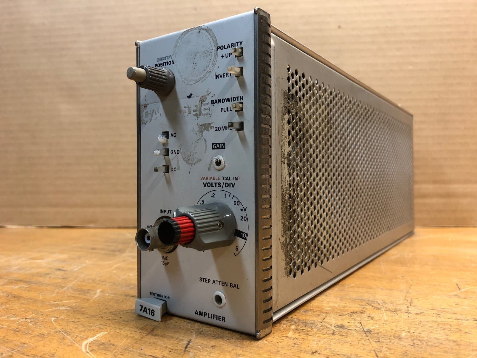 Tektronix Oscilloscope Plugin 7A16 Amplifier, NOT TESTED 2