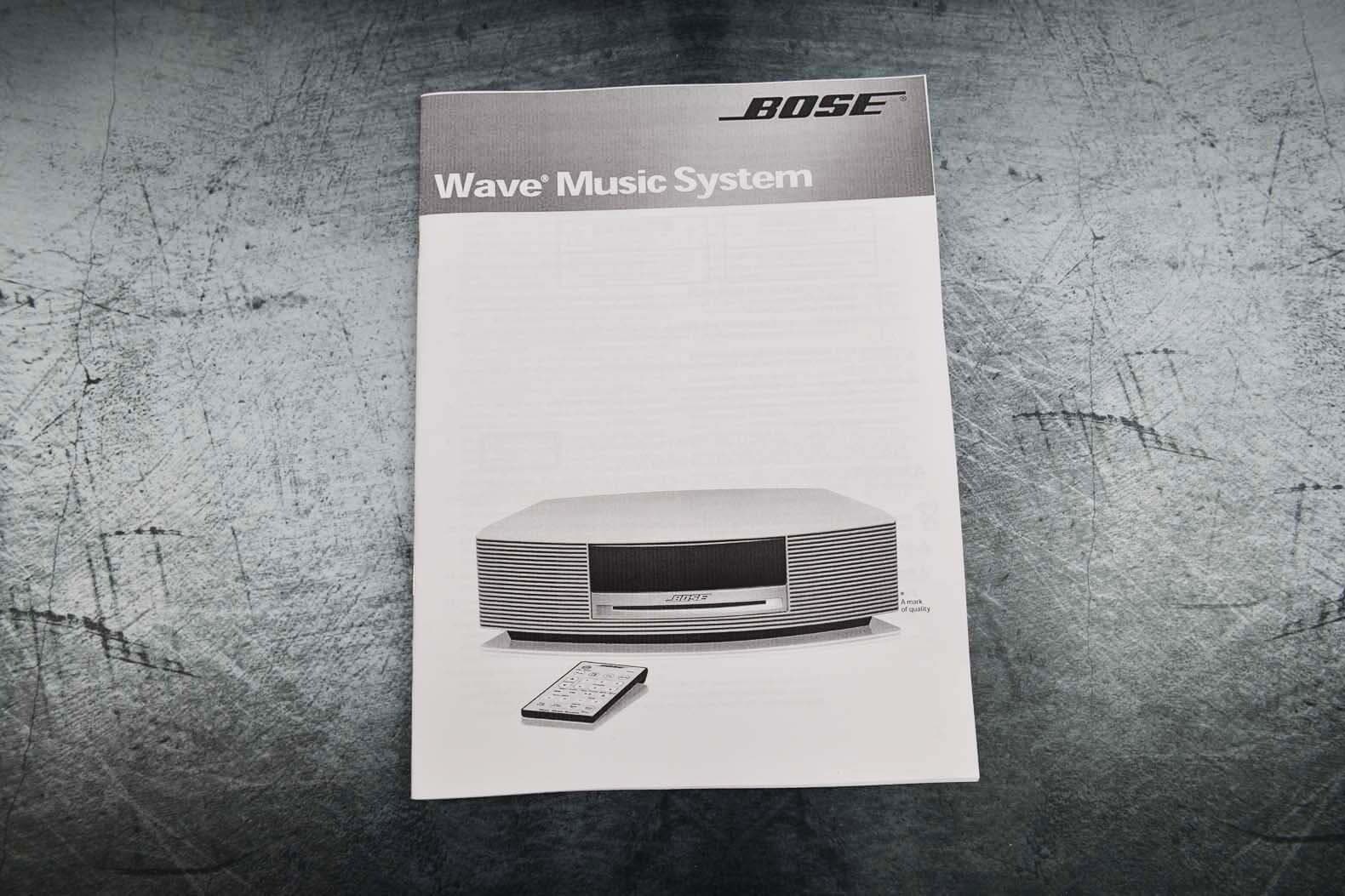 New Bose Wave Music System AWRCC1 AWRCC2 Guide Operating Instructions Manual
