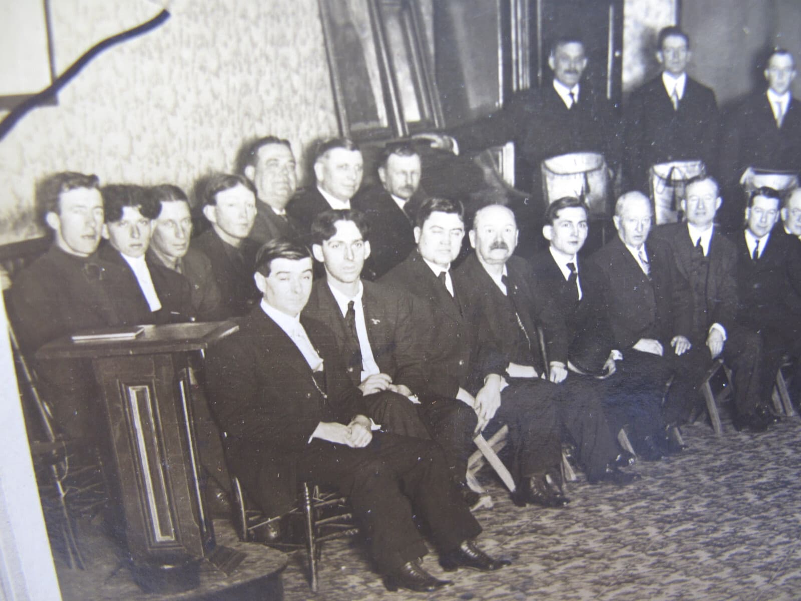 Antique Fraternal Order Eagles Sepia Photograph Oakland California ? 4