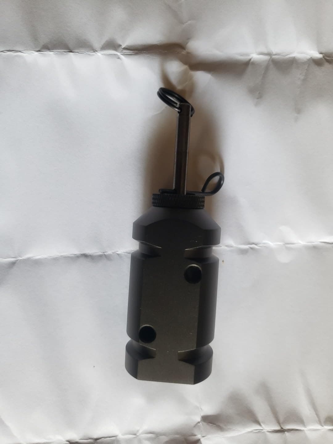 6X Perimeter Trip Alarm, 12 Gauge Camping Wire Alarm Device, A, Black