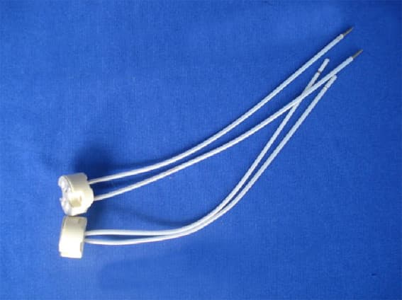  VS 324 halogen lampholder G4 G5.3 G6.35 high temperature wire lamp socket 2