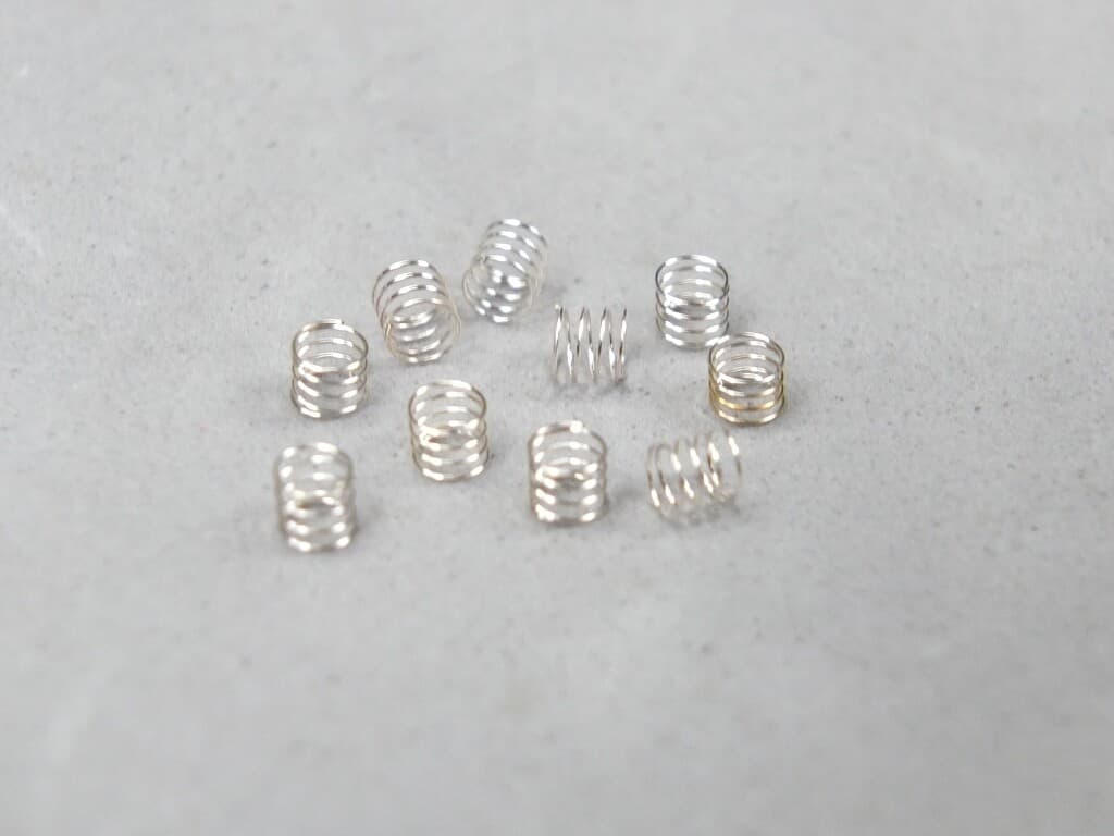 HO Slot Car Parts - HCS - Aurora AFX Pick Up Shoe SPRINGS Lot of 5 Sets - New 2