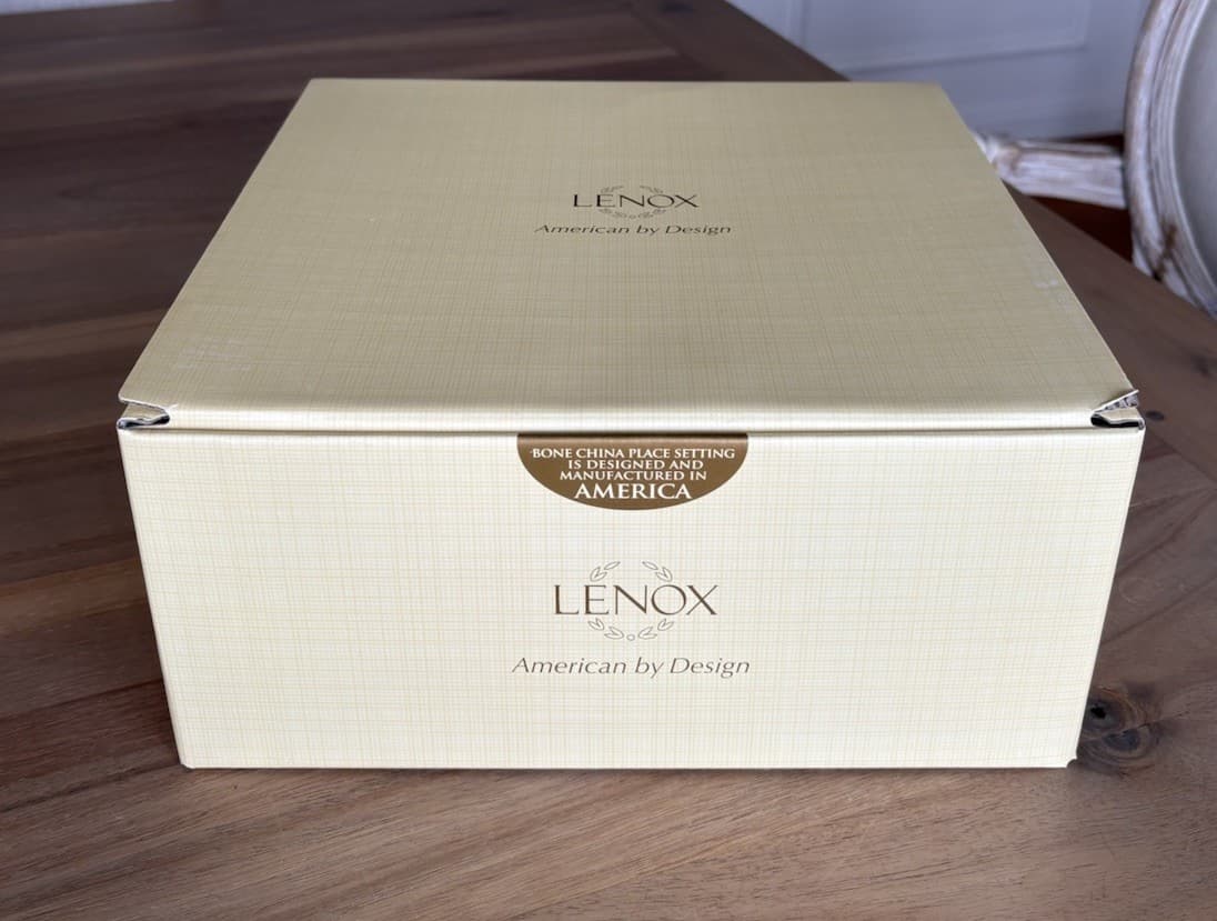 LENOX - Opal Innocence Stripe - 5 Piece Place Setting - BRAND NEW BOXED 4