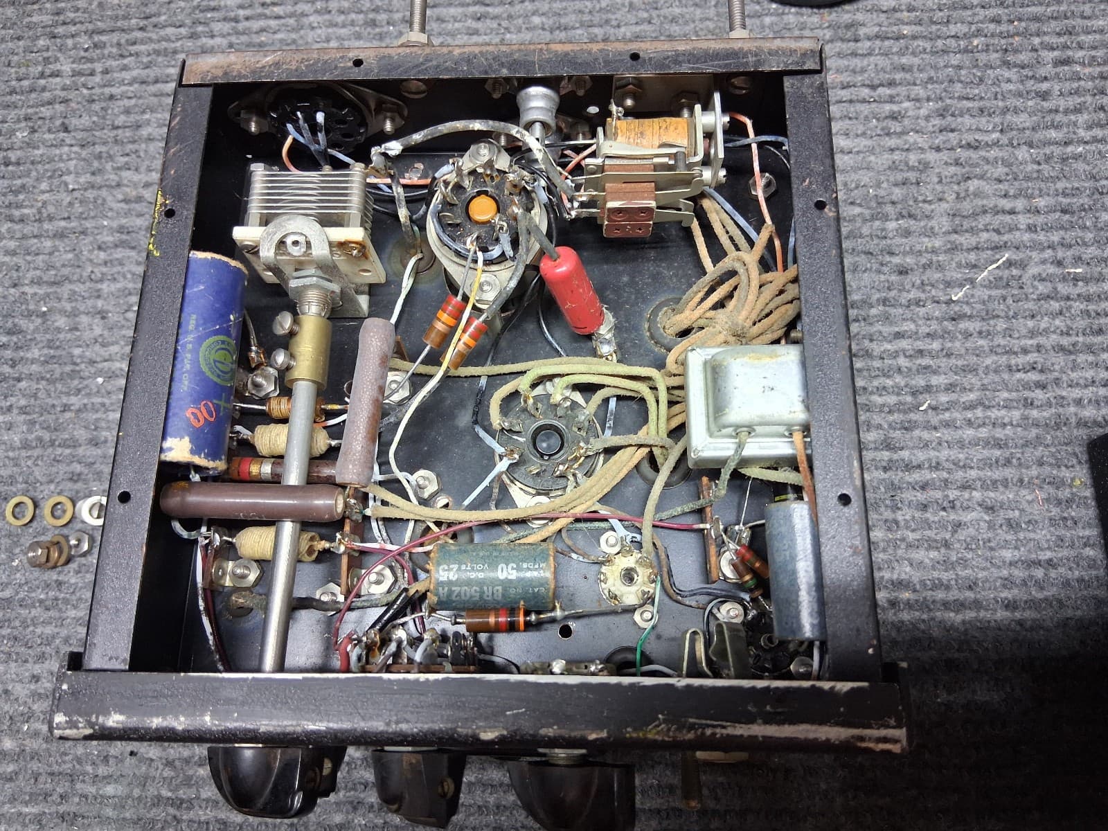 HOMEBREW? COMMERCIAL MADE? AM MOBILE TRANSMITTER UNTESTED 6