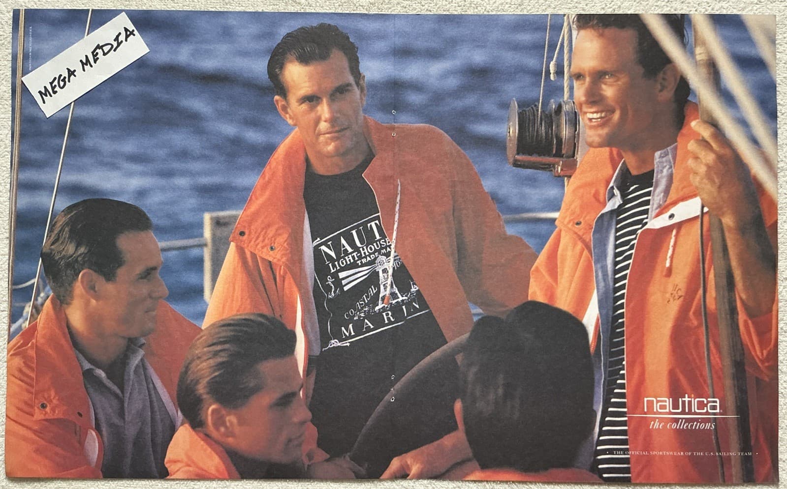 1993 Nautica Men’s Spring Collection U.S.Sailing Team 4-Page Print Advertisement 3