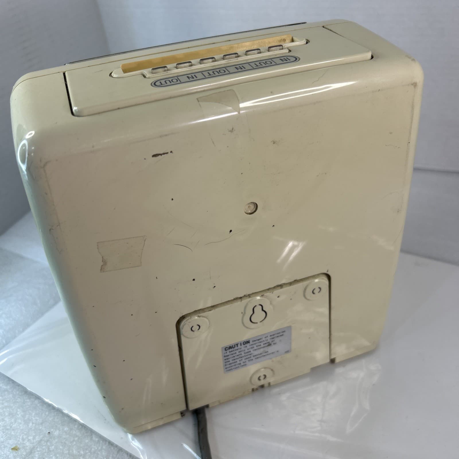 Amano Electronic Timer Recorder BX-6000 Time Clock BX-6001 Read No Key 5