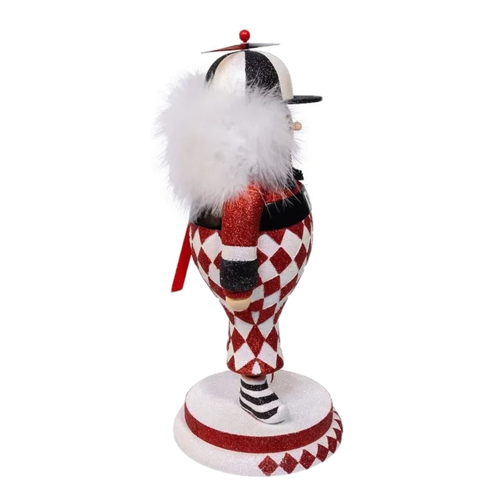 Kurt Adler Resin Hollywood Nutcracker, Tweedle Dee, Black, 14.5in 3