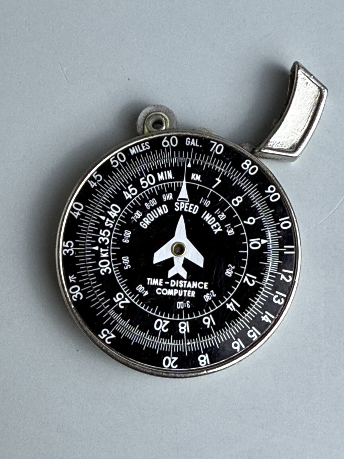 1960's Aviation Lighter with Ground Speed Index