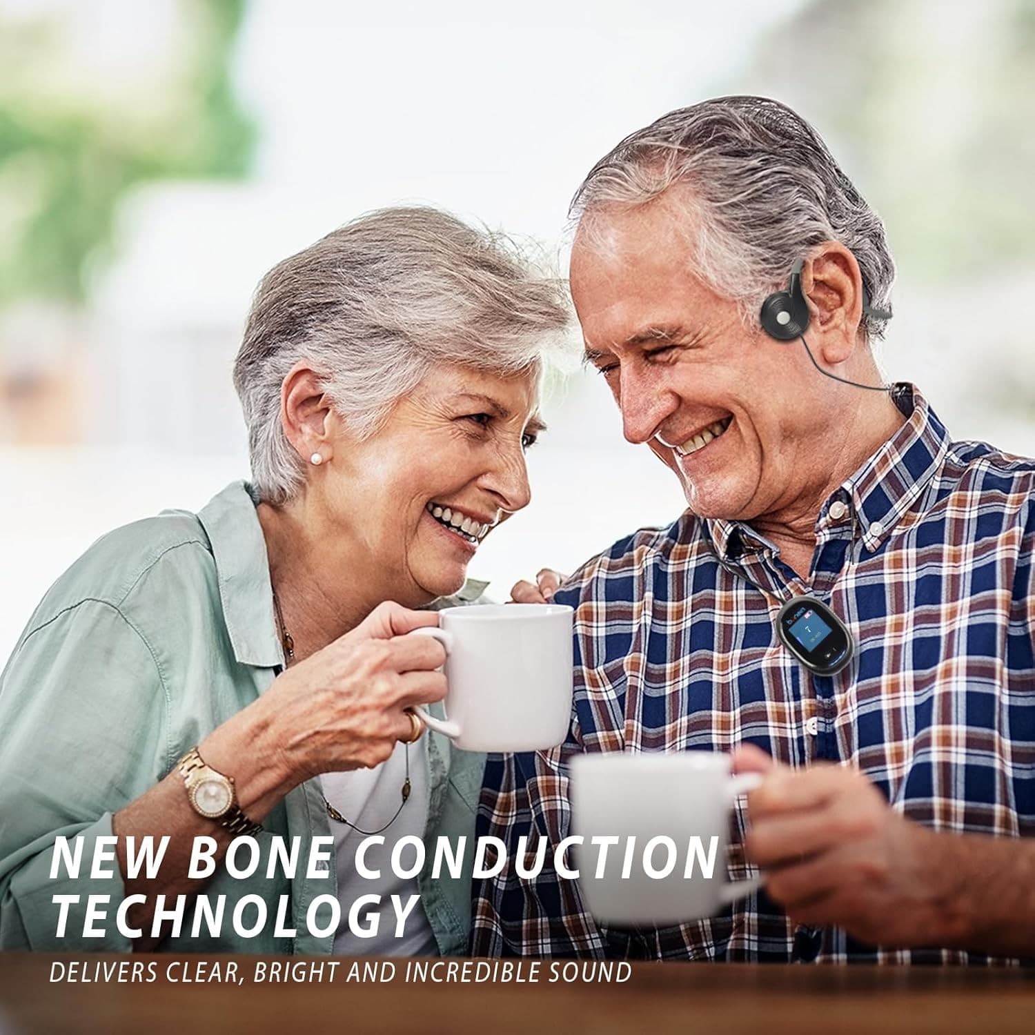 Bone Conduction Hearing Headset 7 Frequency Modes 2 Hour Charge 10 Hour Playtime 2