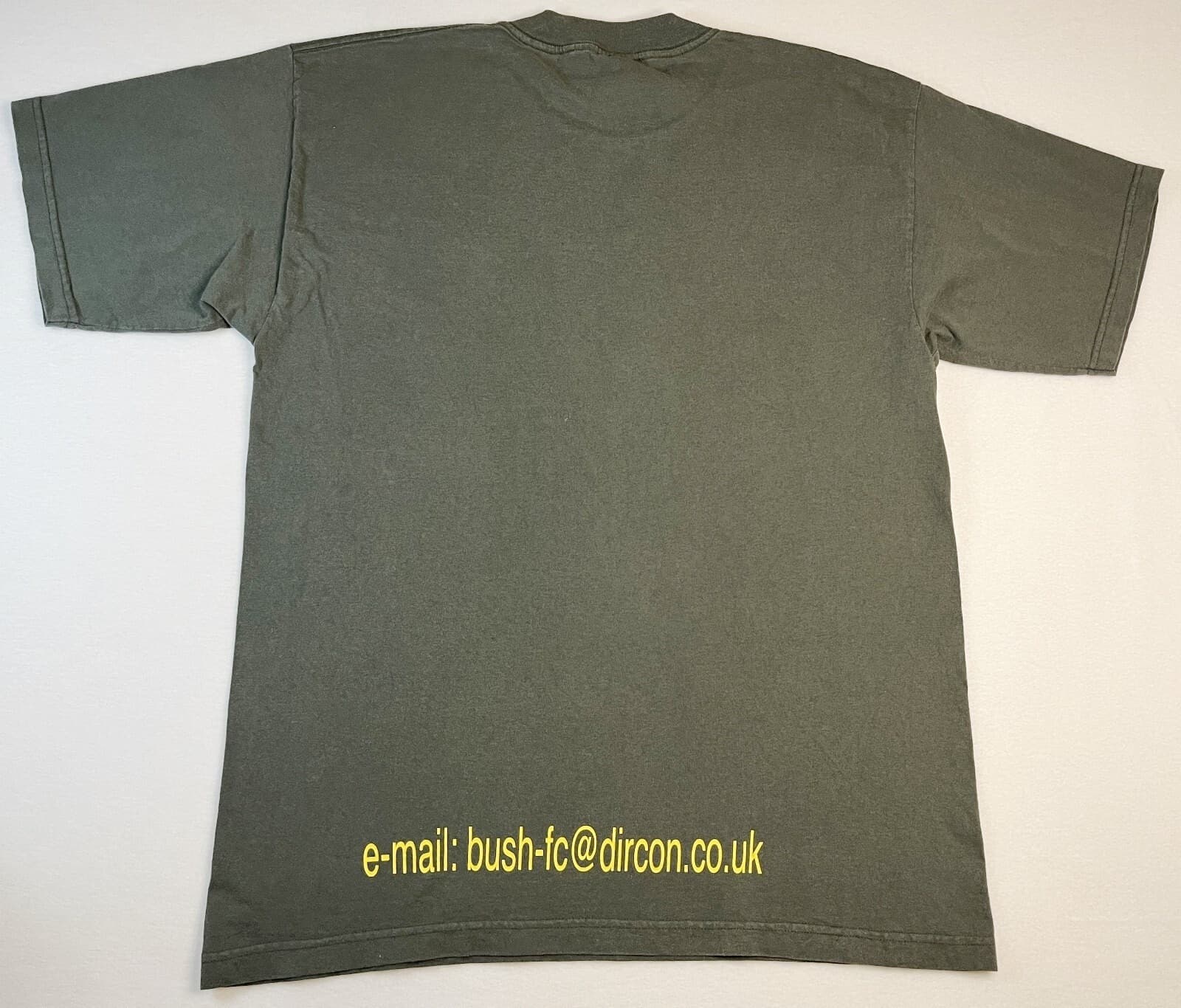 Vintage BUSH - GAVIN ROSSDALE - B*U*S*H Olive Green T - Shirt XL 2