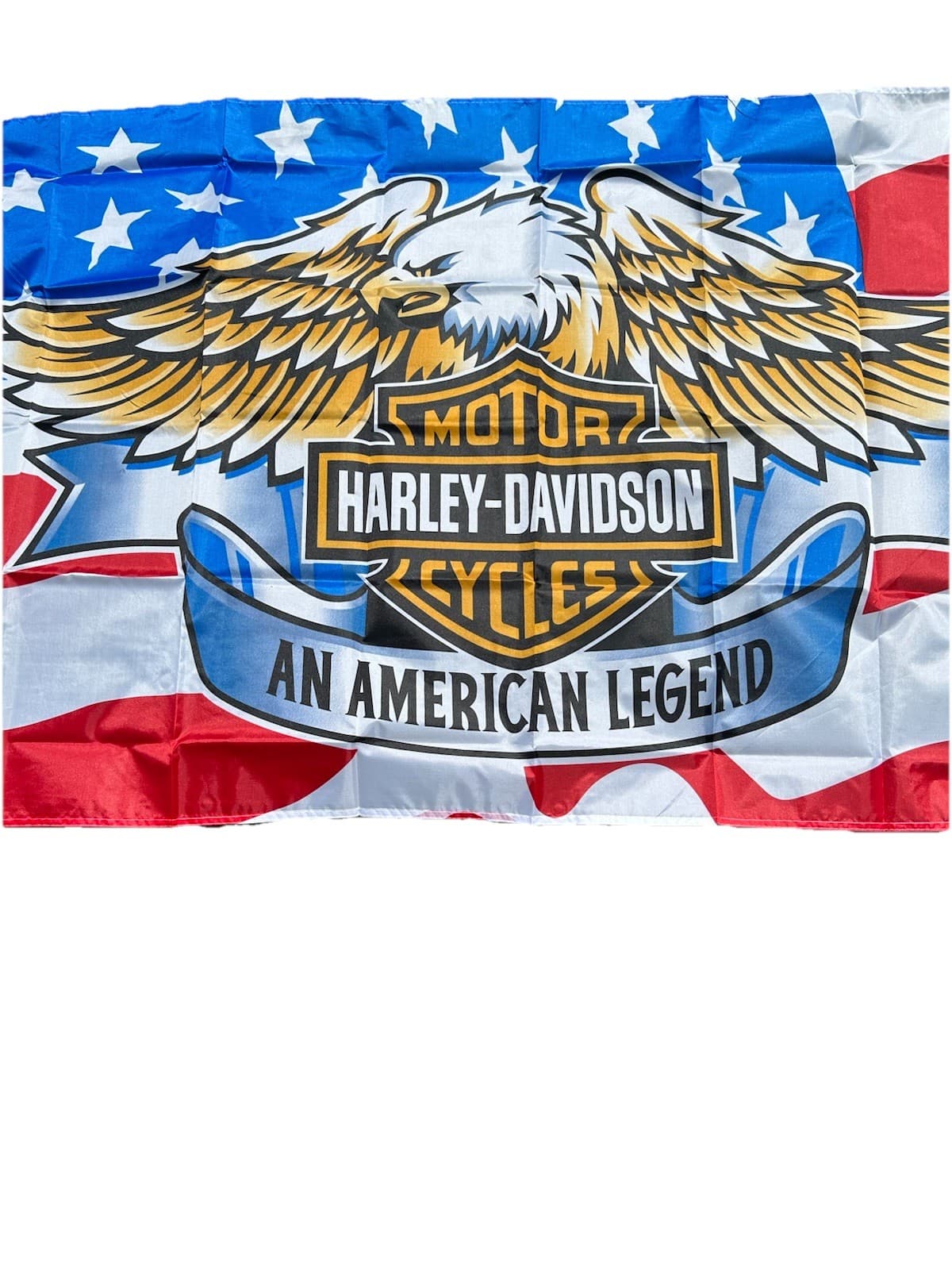 Harley Davidson Motor Cycles An American Legend American Flag NEW 3x5 Foot Flag 2