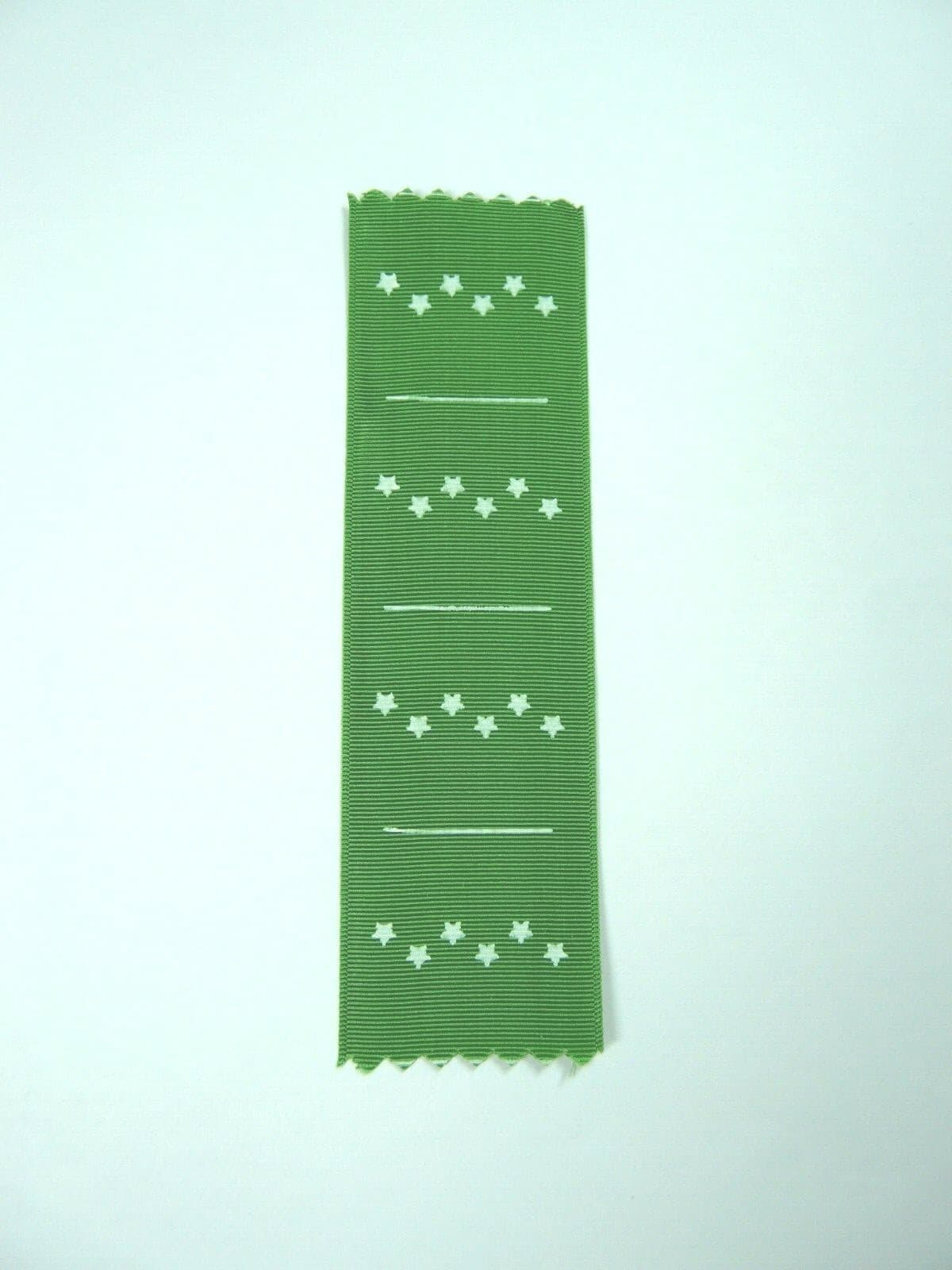 Texas National Guard Legislative Medal of Honor, material for 4 service ribbons 