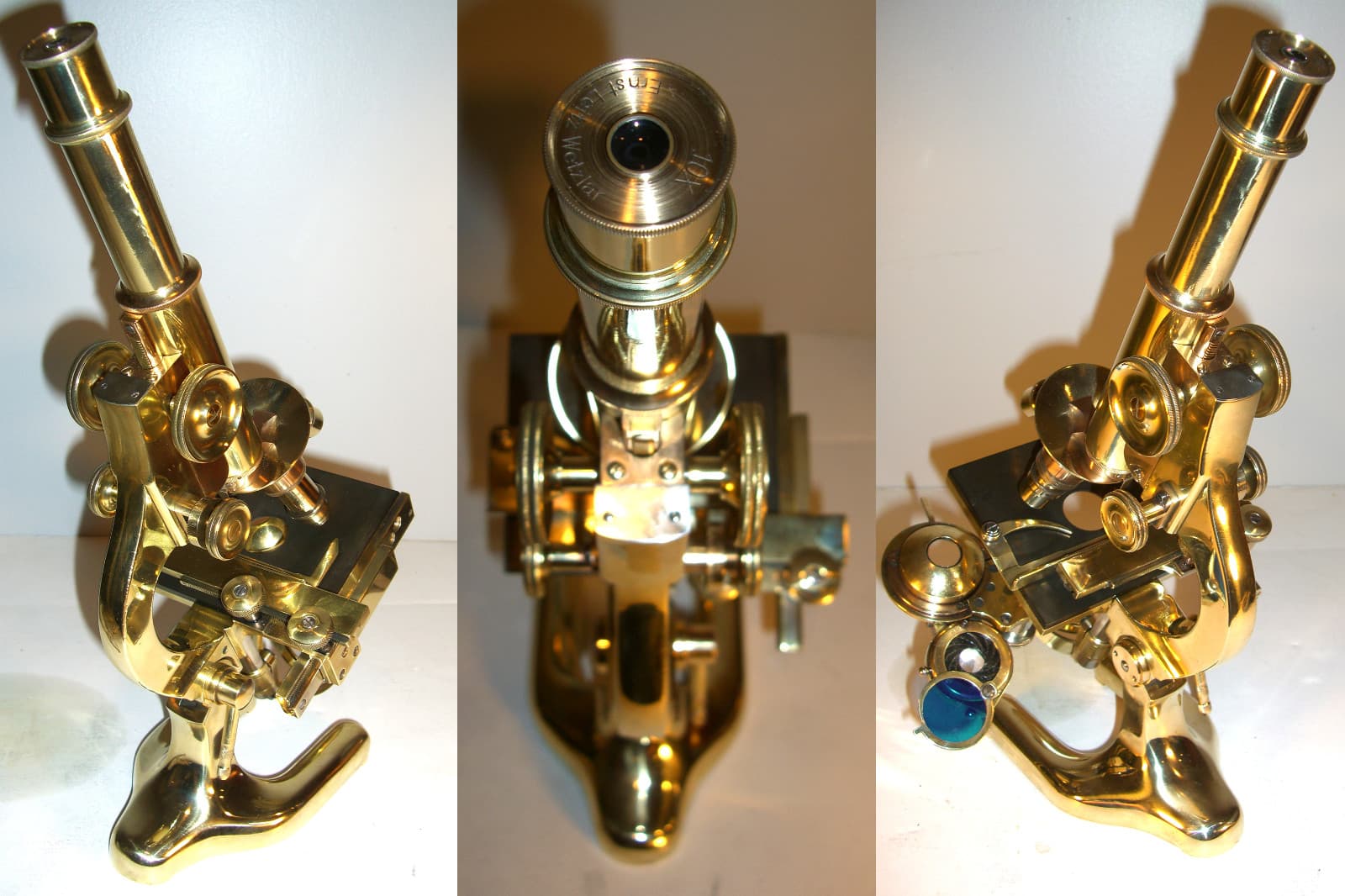 1904 Ernst Leitz Wetzlar Antique Vintage Microscope 121 years old Medical Dental 2