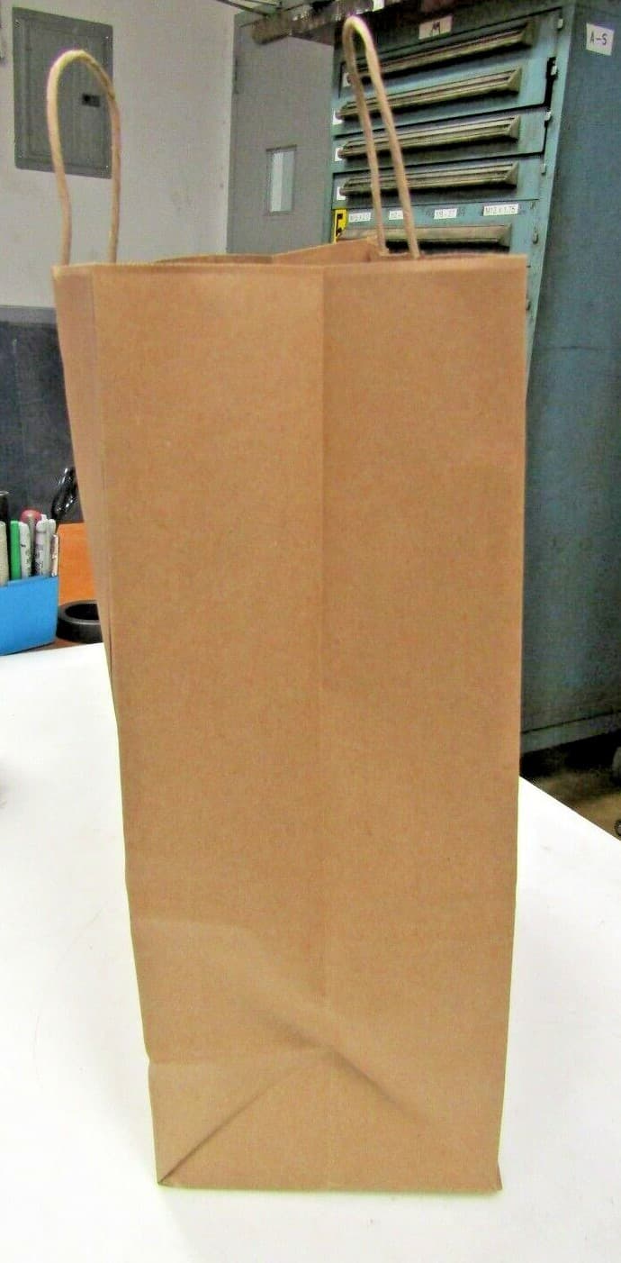 💥250) KRAFT BROWN PAPER SHOPPING BAG 87127 13 X 6 X 15.75 2