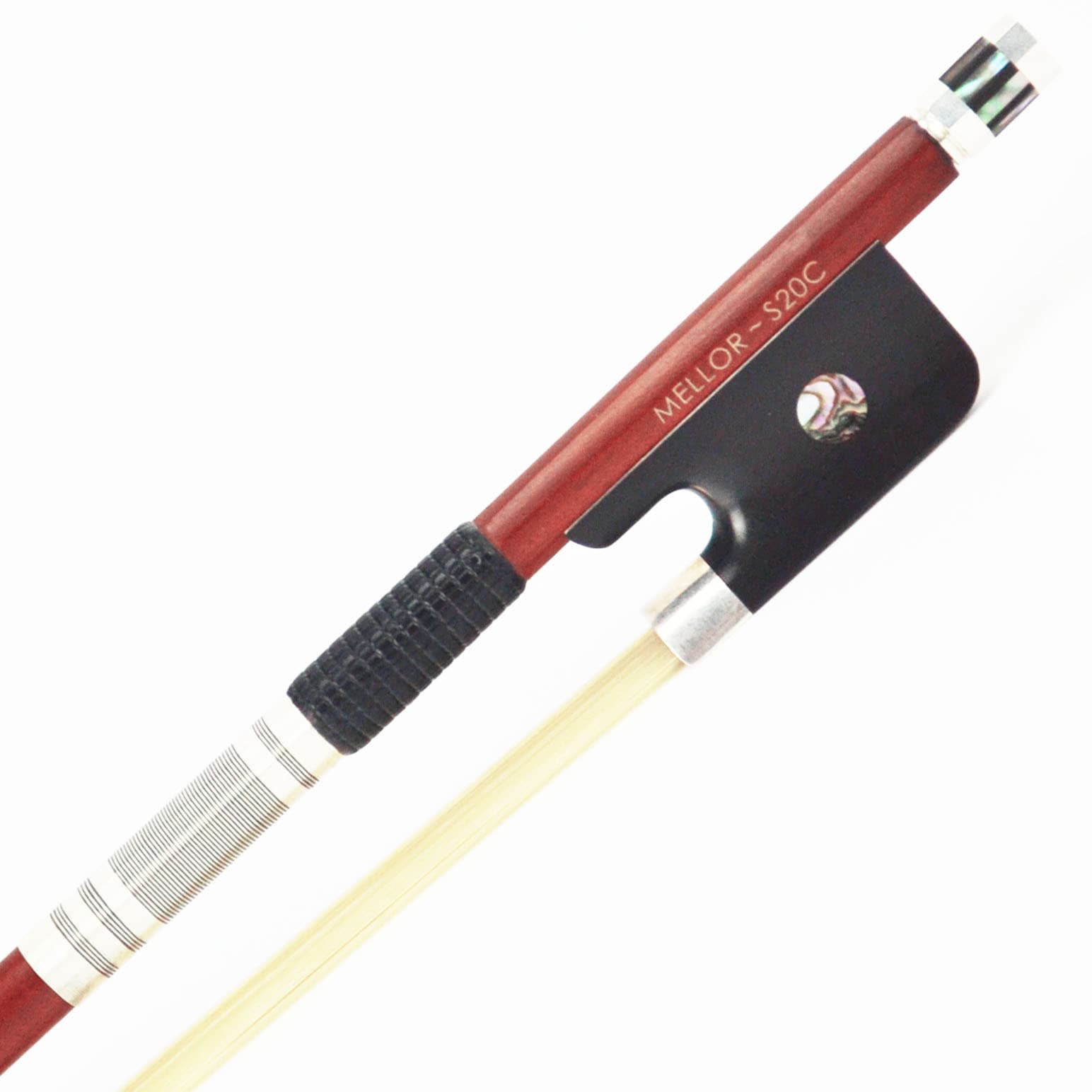 Silver Pernambuco Cello Bow Amazing Tone Solo Level MELLOR S20C 3