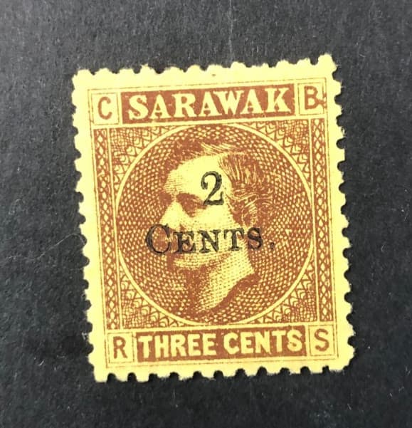 SARAWAK 1899 SURCH SG32a MNH CAT £90