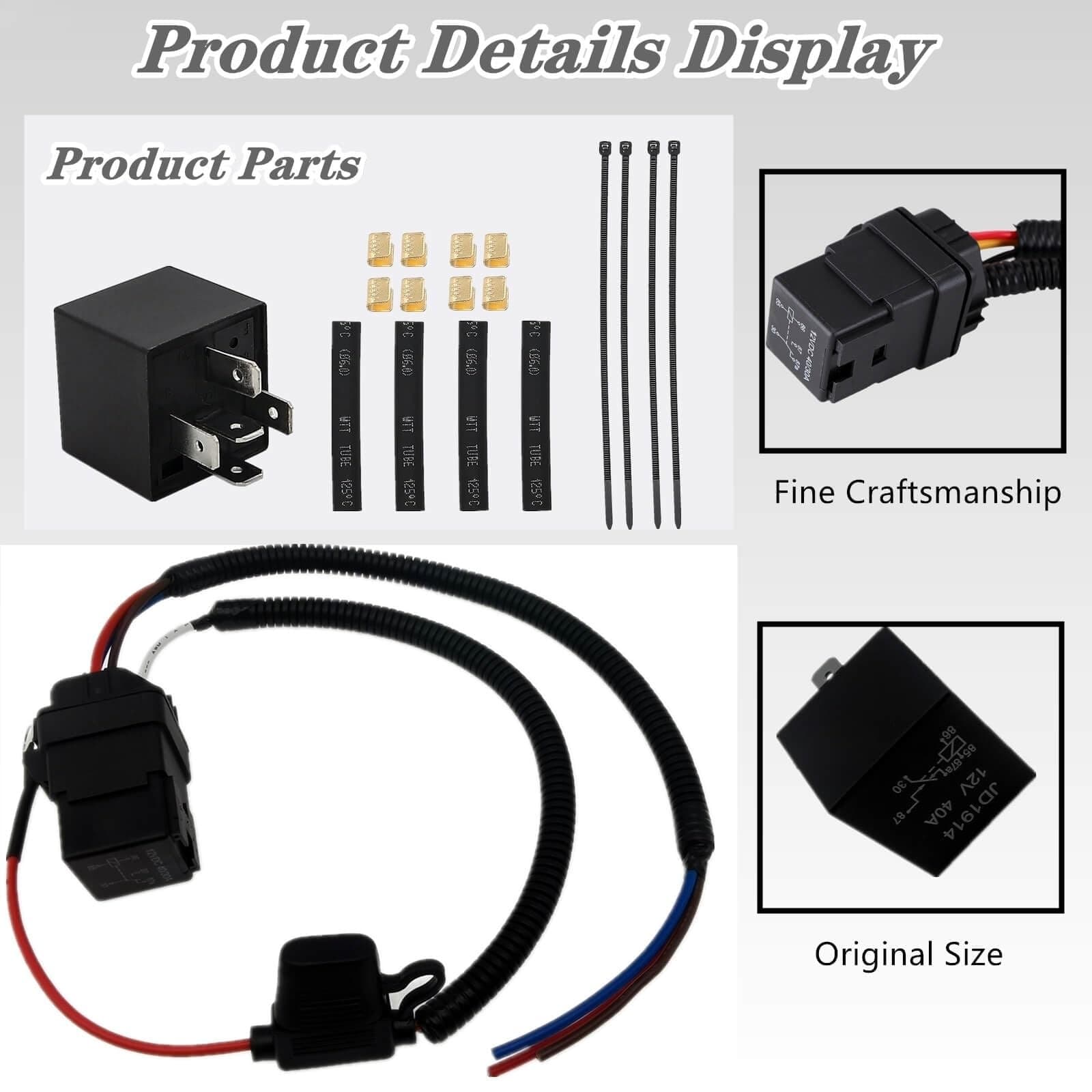 Fuel Pump Relay Wiring Kit 68269523AD,for Dodge Ram 1500 Durango Grand Carava... 3