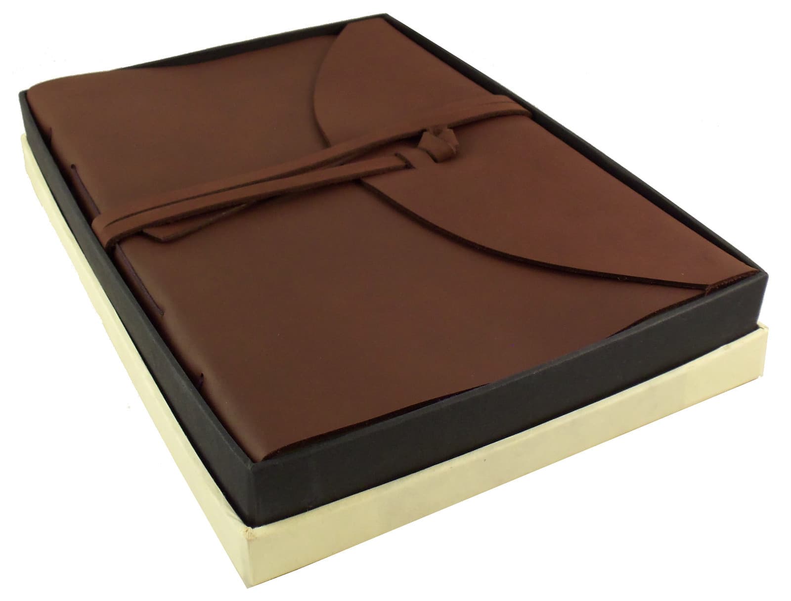 LARGE Genuine Leather Photo Album Scrapbook 4x6 5x7 Handmade Vintage Antique 4