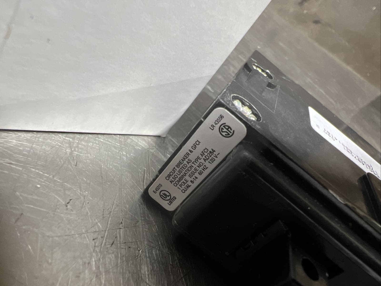 EATON BRLAFGF115CS Dual Purpose Arc fault/Ground Fault 15 amp 120V (A20-3) Nos 4