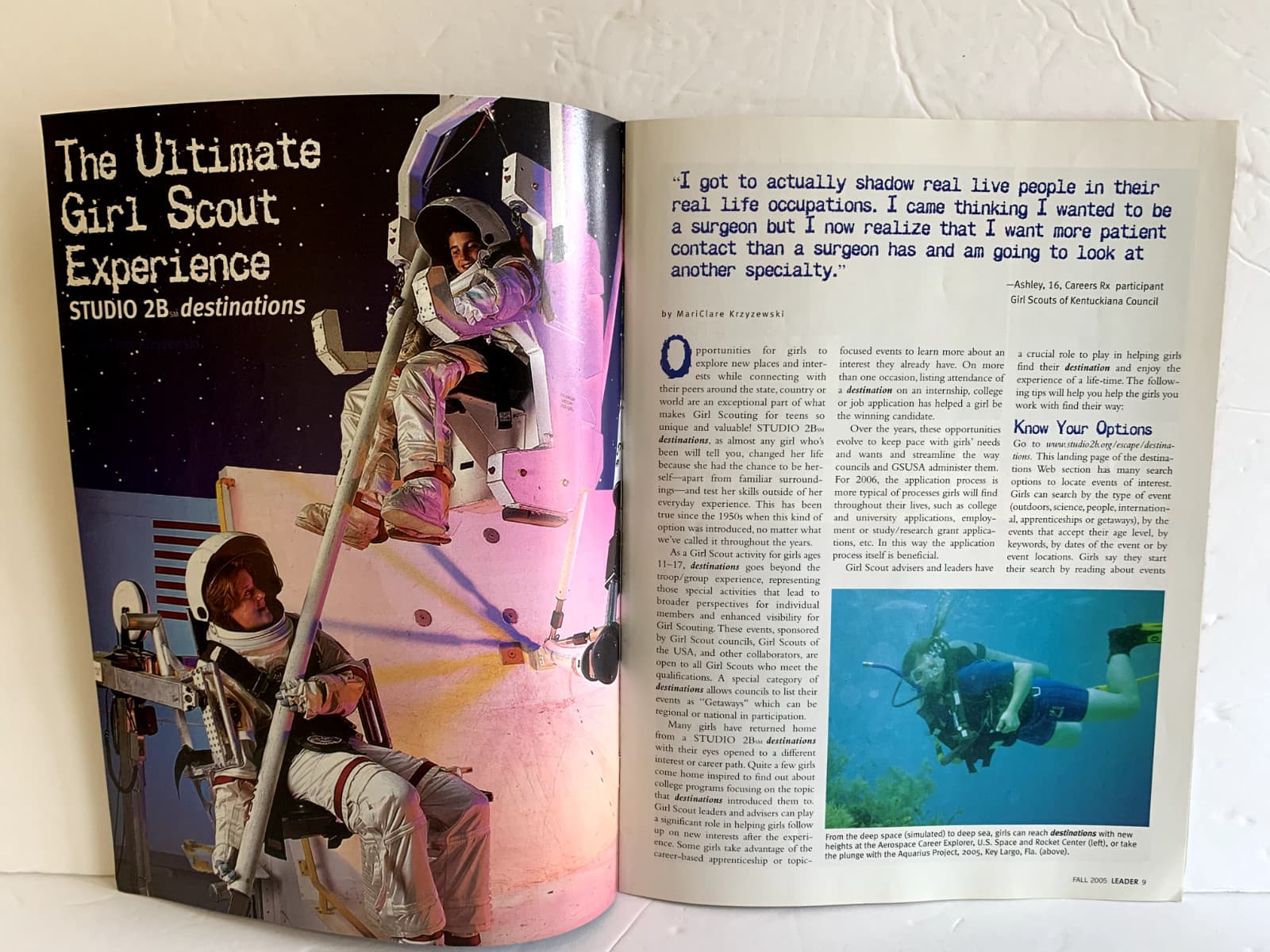 Vintage Girl Scout Leader Magazines 2005 Fall Winter Spring Summer Lot of 4 4