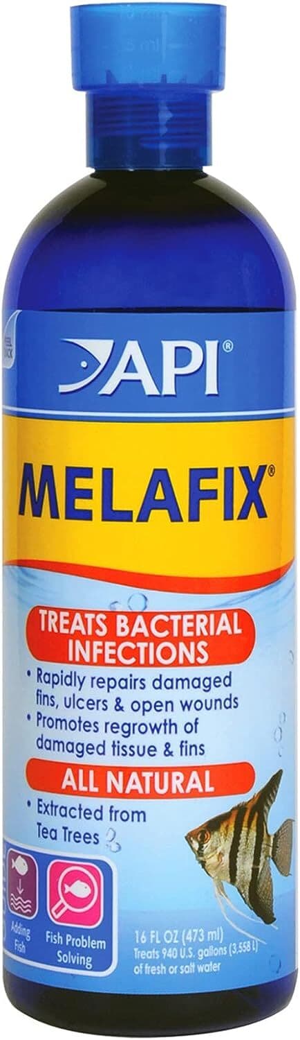 Api Melafix Freshwater Fish Bacterial Infection Remedy 16 Ounce Heals Wounds