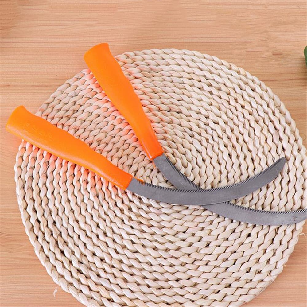 Sharp  Alloy Sickle Portable Steel Tooth Agriculture Farm Crops Grass Cutter 2