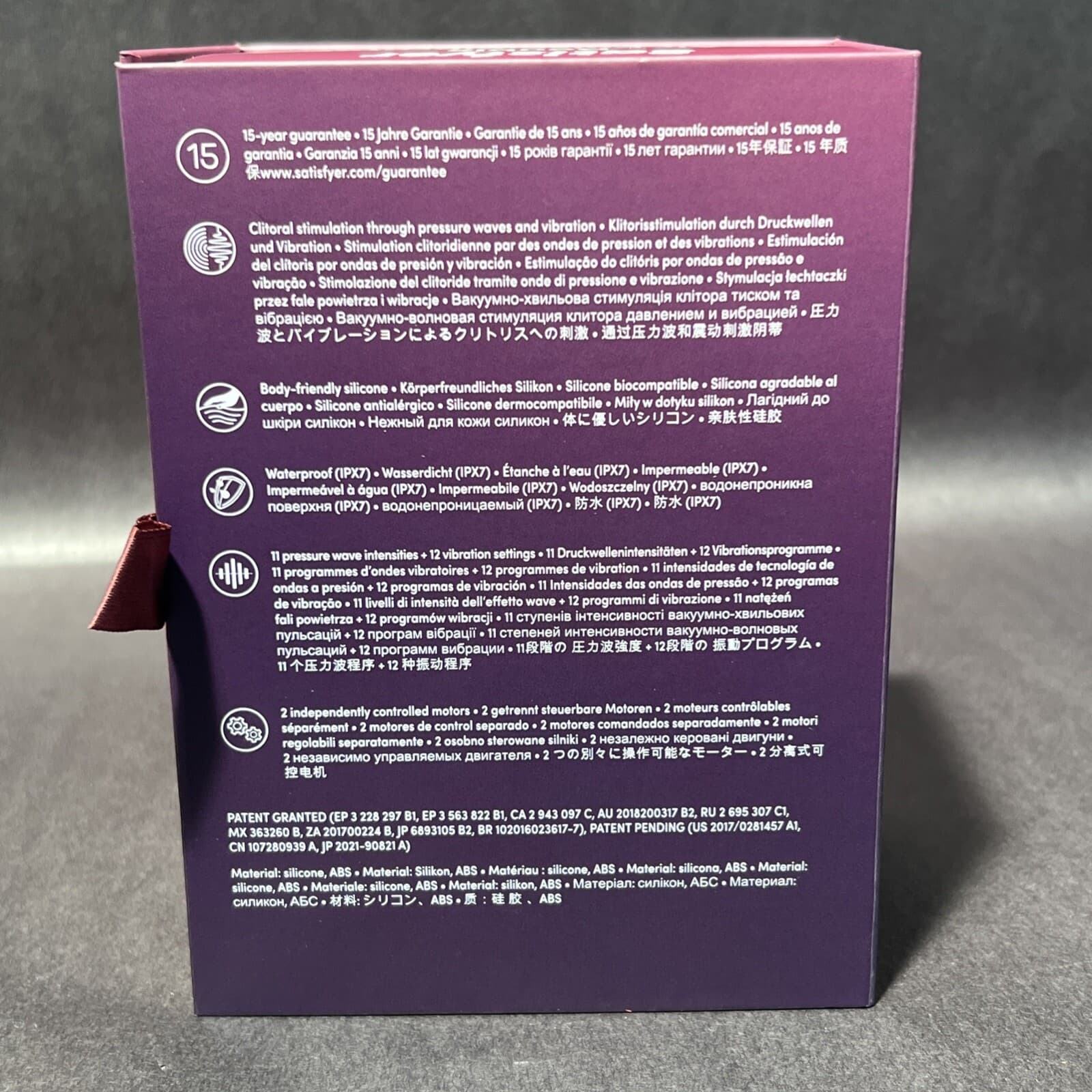 Satisfyer Cloud Dancer,  Double Air Pulse Technology! Full Silicone! New/Sealed 4