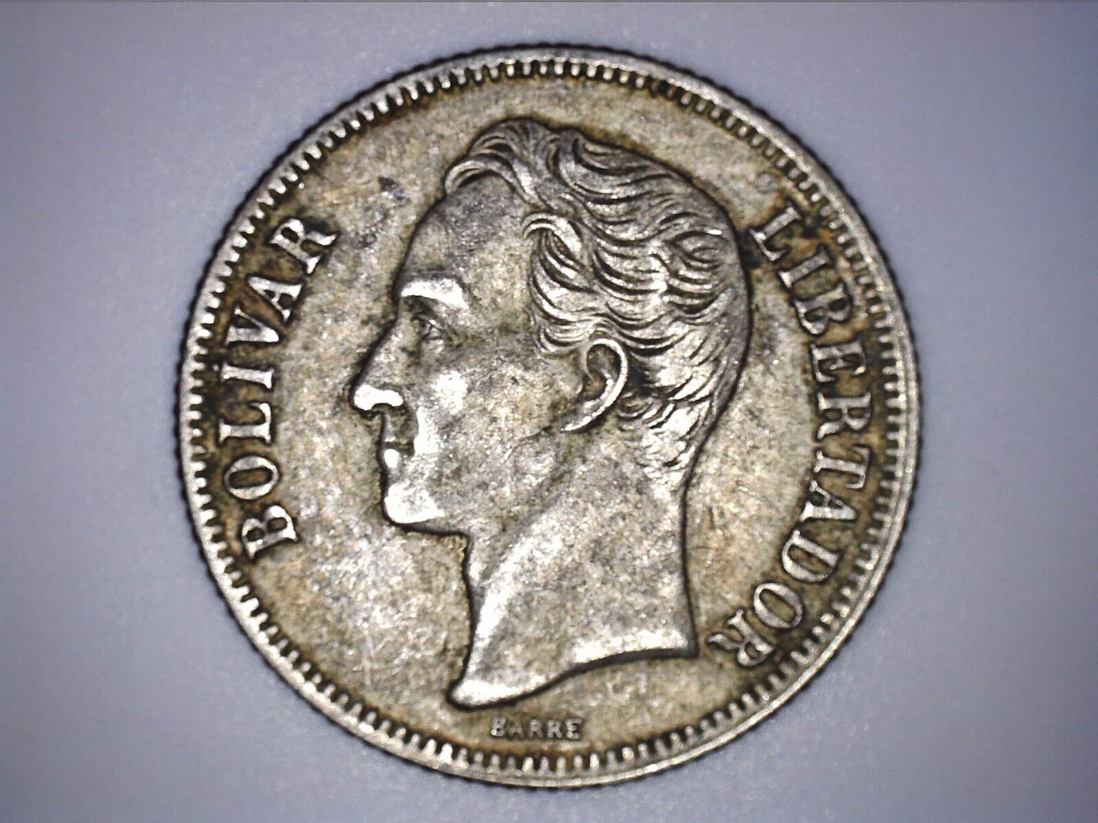 1945 Venezuela 1 Bolivar 3
