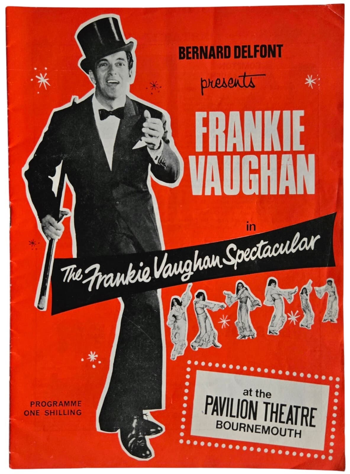 1969 The Frankie Vaughan Spectacular Pavillion Theatre Bournemouth Rare Program