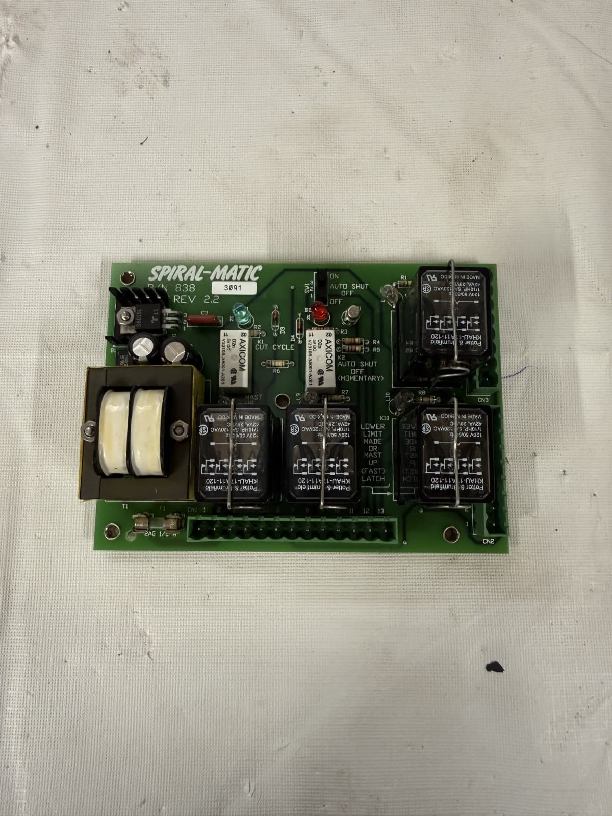 Spiral-Matic Slicer Motherboard 838