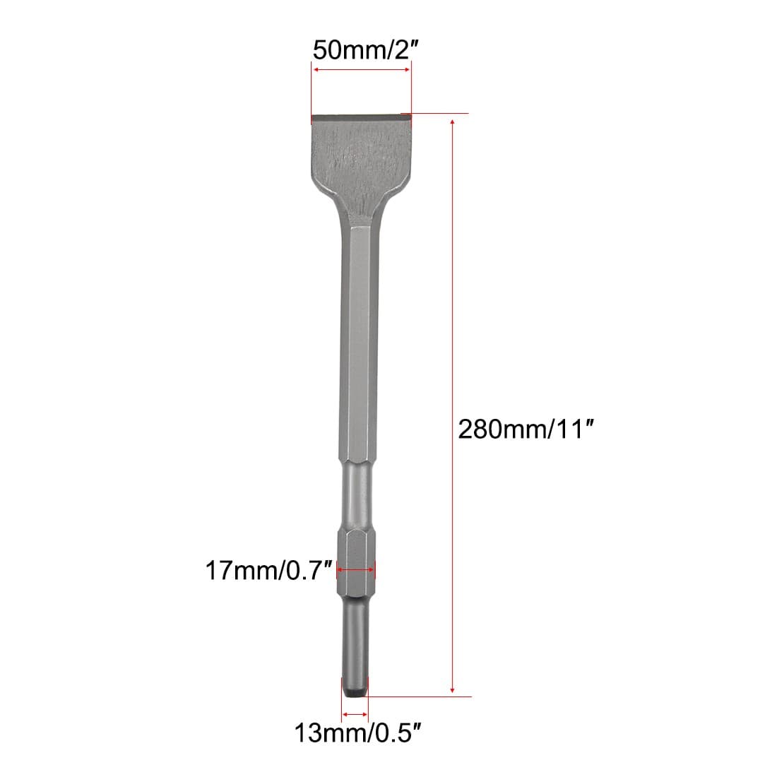 Scraping Chisel 50mm Dia Masonry Drill Bit Hex Shank for Electric Jack 2