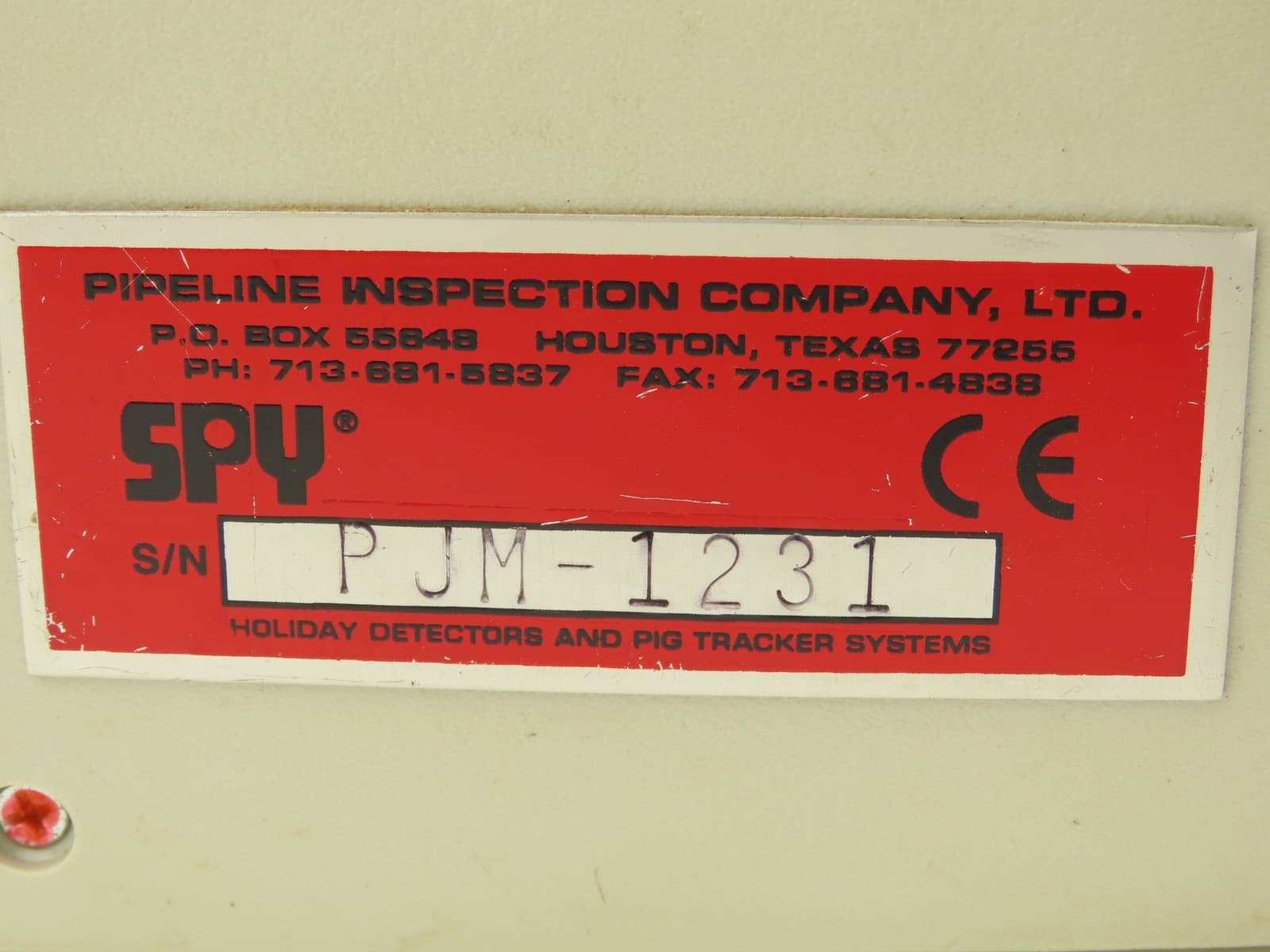 Spy Pipeline Inspection Company Pocket Jeepmeter Kilovolts Volt Meter PJM 2