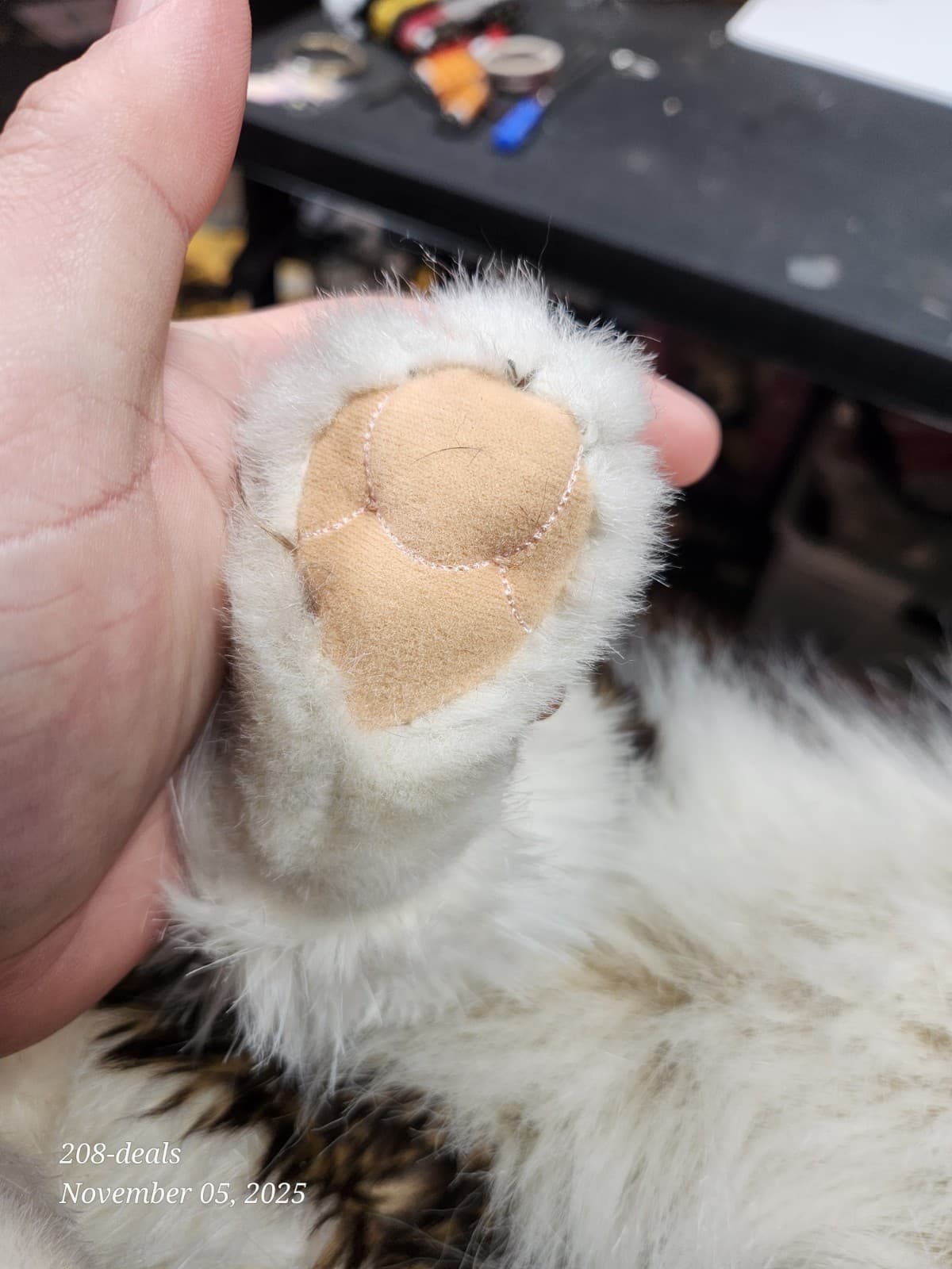 Large 25 inch Folkmanis Cat Hand Puppet Life Size 5