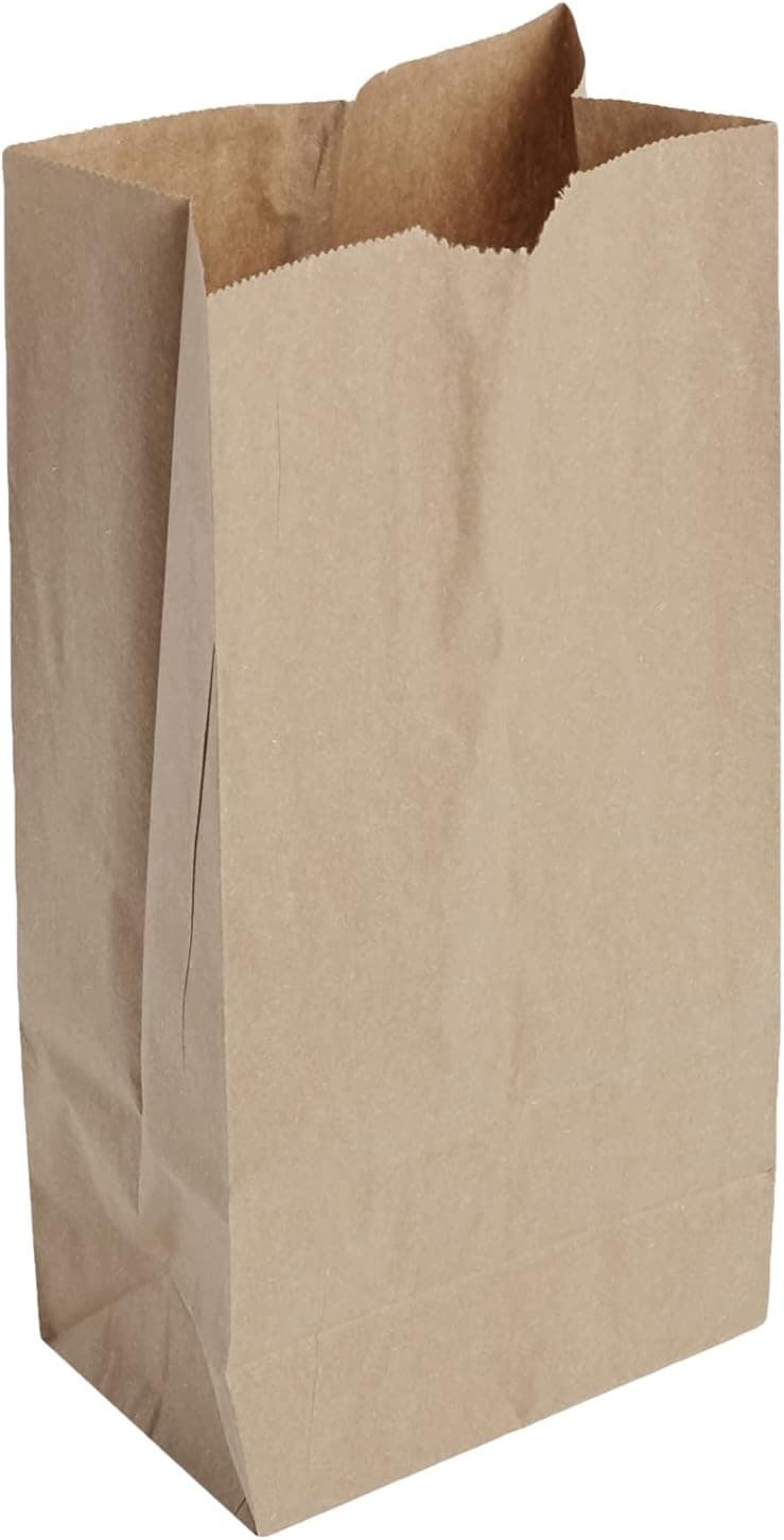 AJM Brown Paper Lunch Bags 40 Count 1 pack,  2