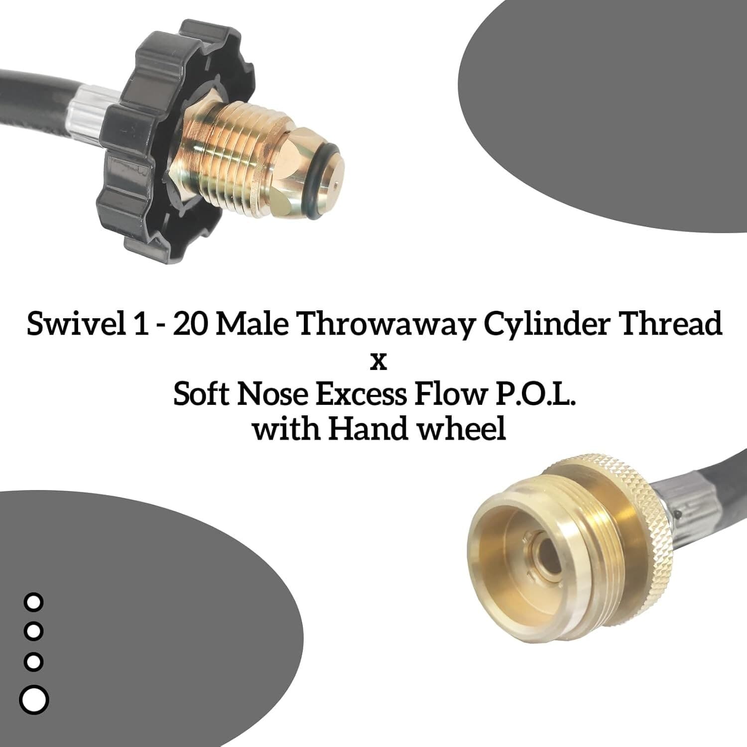 10 Ft Propane Heater Hose F273704 For Mr. Heater Buddy Series Hose Assembly 2