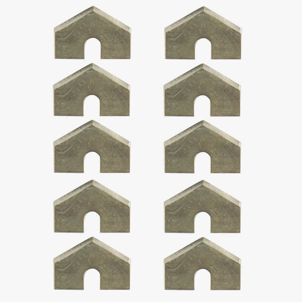Automatic Drywall Taper Cutter Replacement Stainless Steel Blades (Pack of 10)