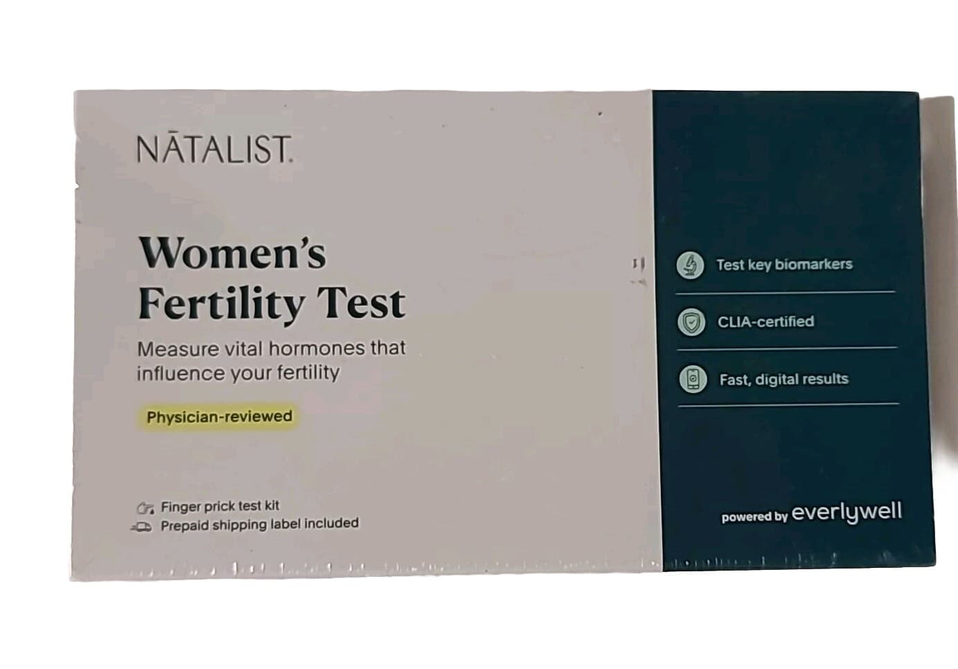 Natalist Women's Fertility Test Physician Reviewed Measure Hormones (8541)