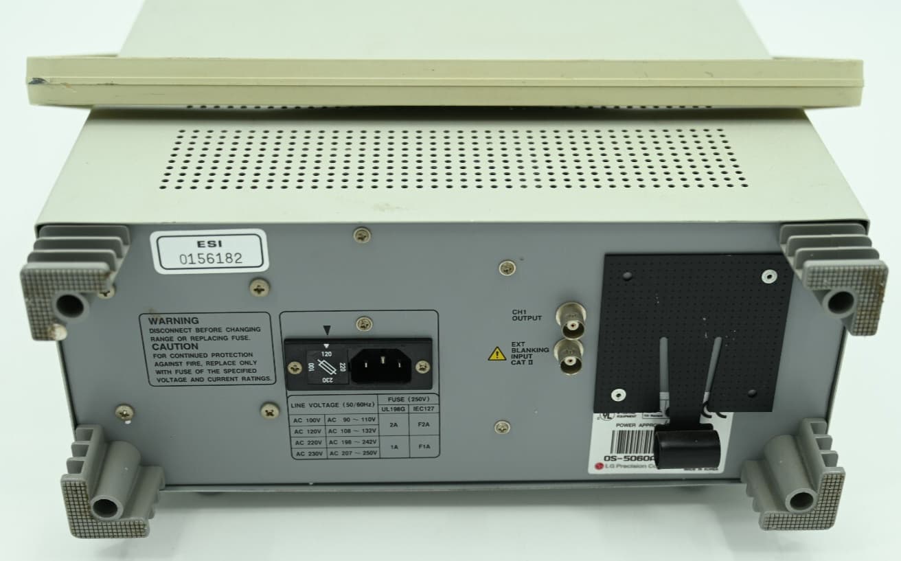 LG OS-5060A 60 MHz Dual Trace / 2 Channel 2ch Oscilloscope 4