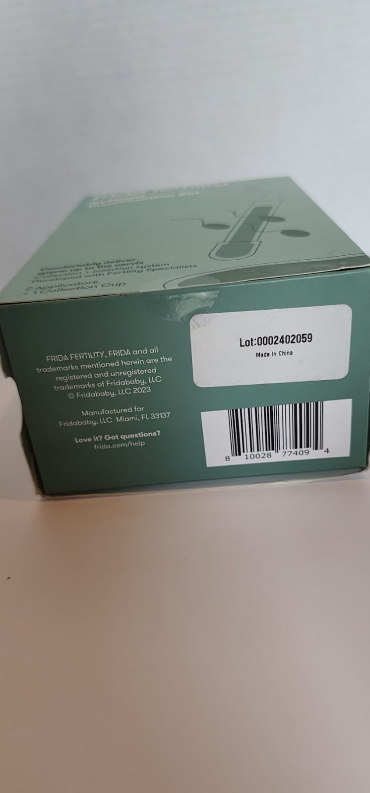 Frida Fertility At Home Insemination Set  Collection+Insertion System  - New 6