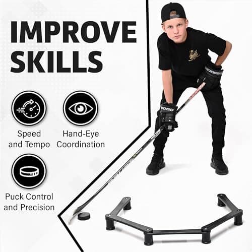 The Snake Trainer - Lightweight Stickhandling Training Tool - Hockey 1 Snake 5 5